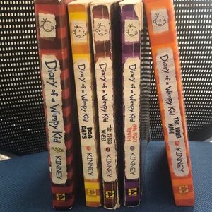 5 Diary of a Wimpy Kid books